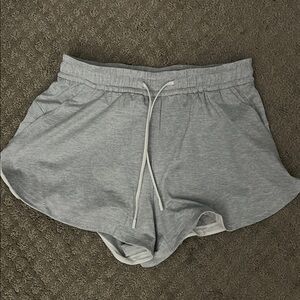 lululemon athletica Light Gray Athletic Shorts